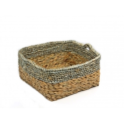 Koszyk z trawy morskiej z uszami duży